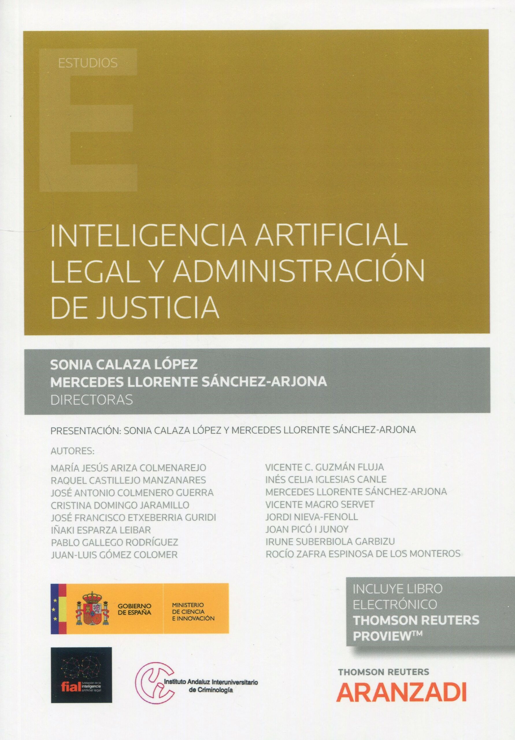 Inteligencia artificial administración justicia9788411246743