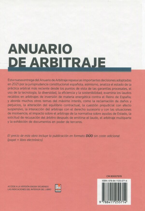 Anuario de arbitraje9788411255714