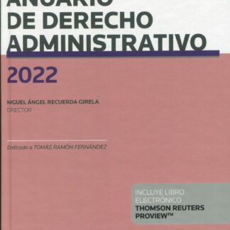 Anuario de derecho administrativo 2022