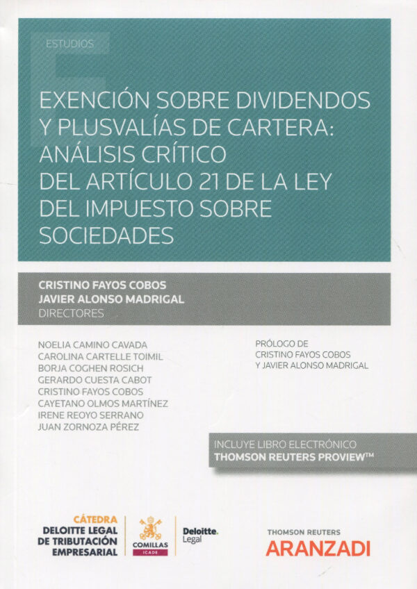 Exención sobre dividendos y plusvalías de cartera: Análisis crítico del artículo 21 de la Ley del Impuesto sobre Sociedades-0