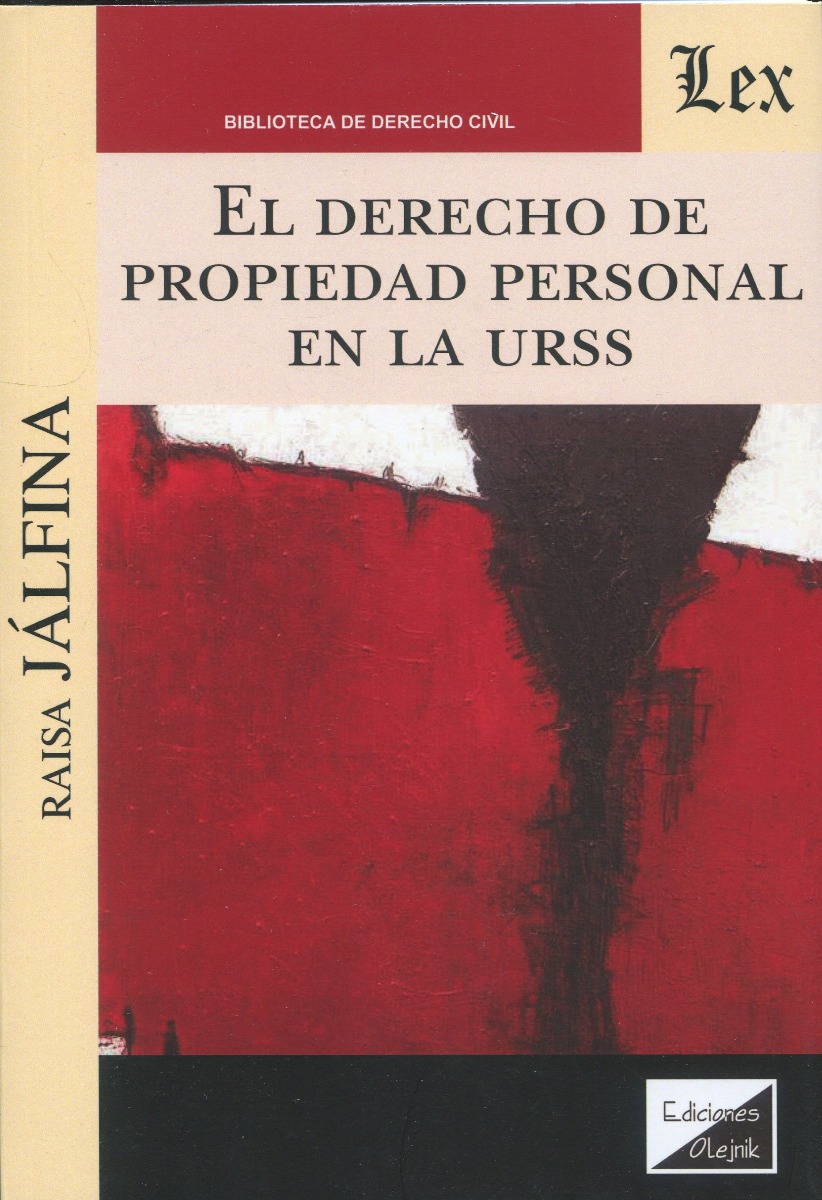 El Derecho de propiedad personal en la URSS -0