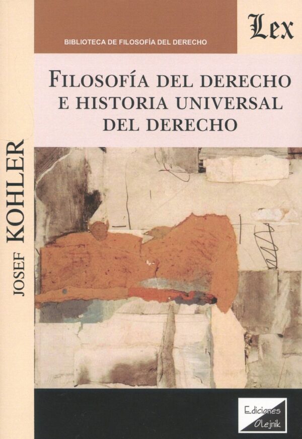 Filosofía del Derecho e Historia universal del Derecho -0