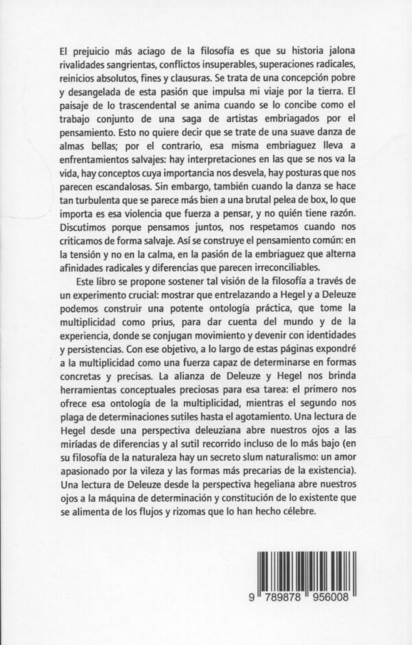 Danza turbulenta. Hegel y Deleuze -77506