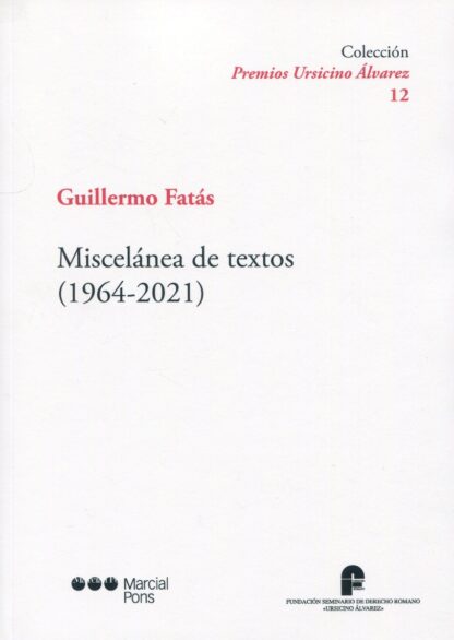 Miscelánea de textos (1964-2021)
