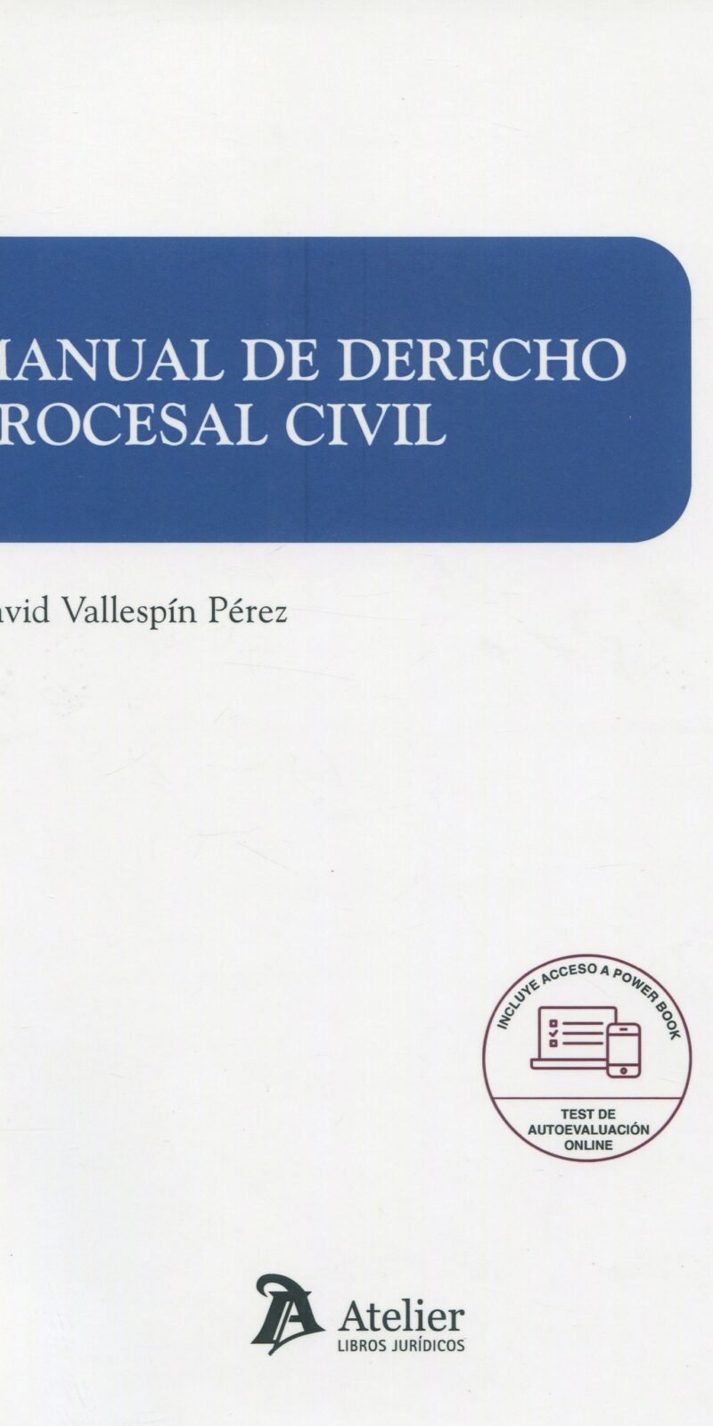 Manual derecho procesal civil9788418780332