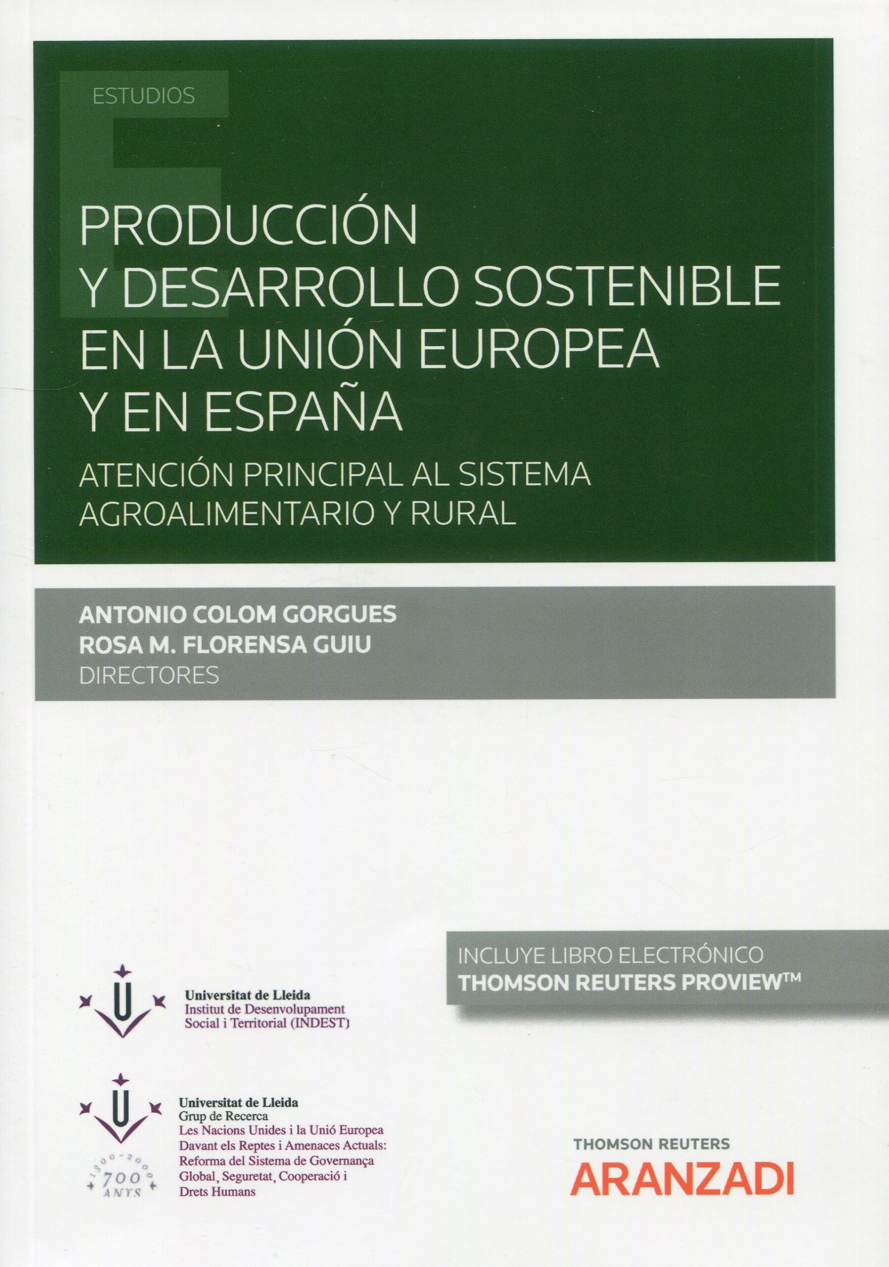 Producción desarrollo Unión Europea9788411250061