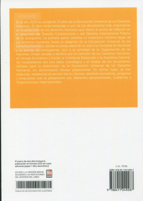 Declaración Universal Derechos Humanos9788411249287