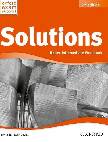 Solutions Upper-Intermediate. Workbook OXFORD -0