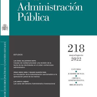 Revista de administración pública 218 Mayo/agosto 2022