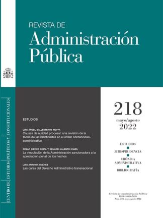 Revista de administración pública 218 Mayo/agosto 2022