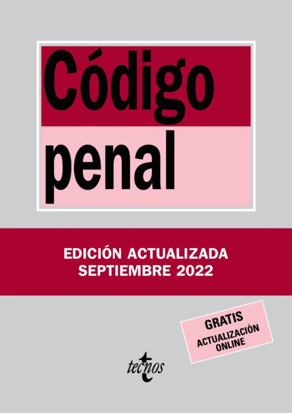 Código Penal Ley Orgánica 10/1995, de 23 de noviembre 2022 -0