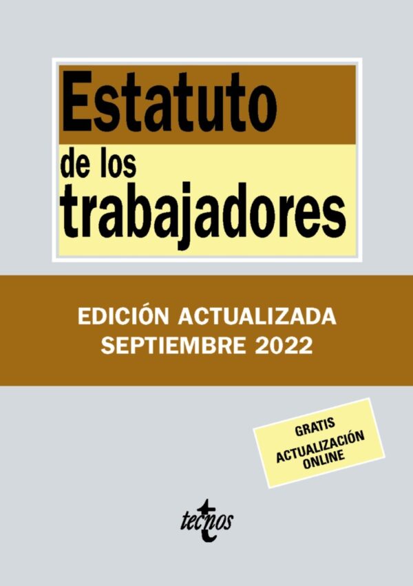 Estatuto de los Trabajadores 2022 Tecnos -0