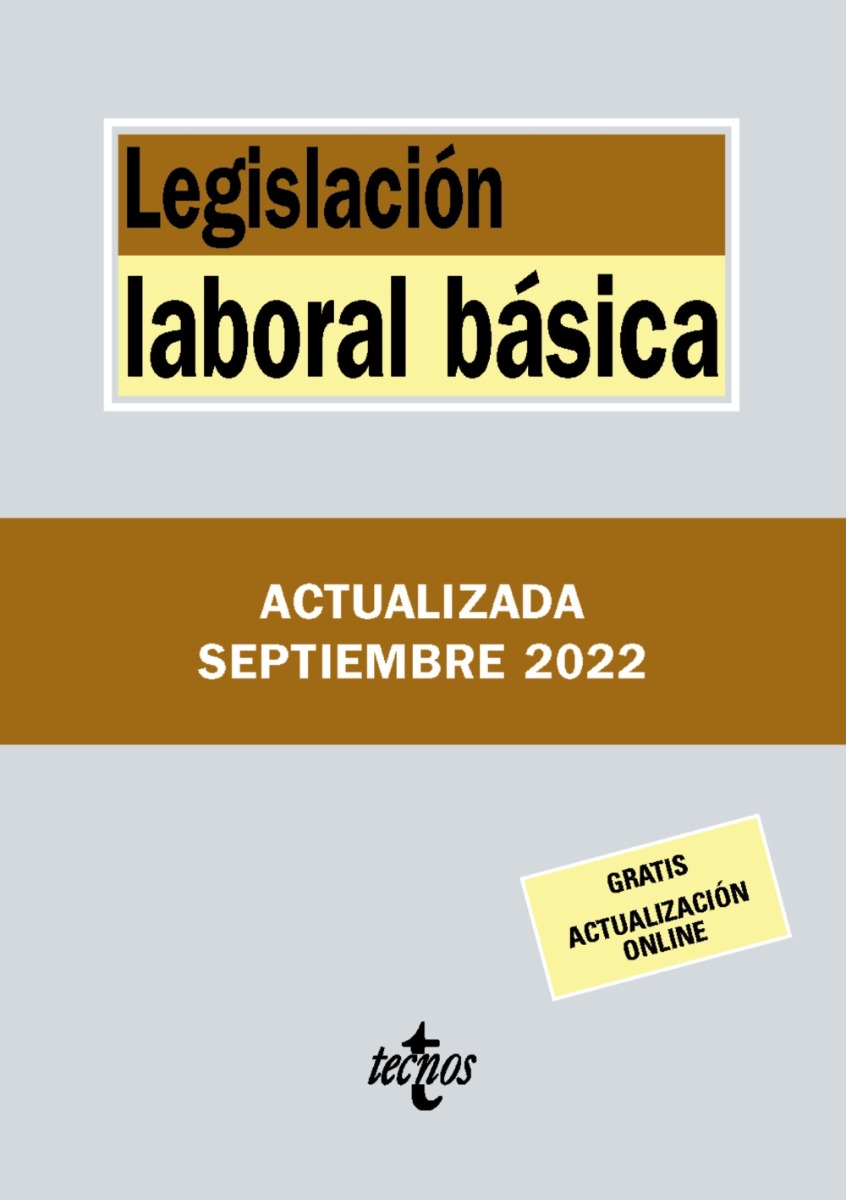 Legislación laboral básica 2022 Tecnos -0