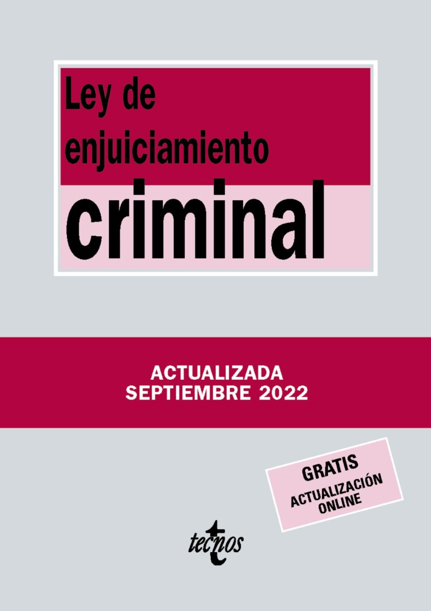 Ley de Enjuiciamiento Criminal 2022 Tecnos -0