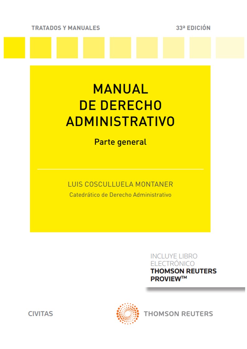 Manual de Derecho administrativo 2022 Cosculluela -0
