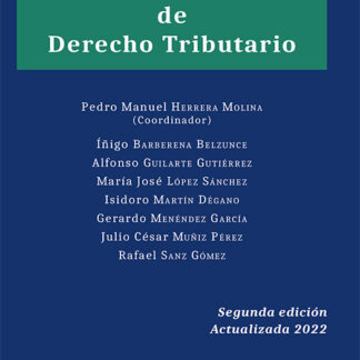 Manual de Derecho Tributario 2022 Pedro Manuel Herrera Molina