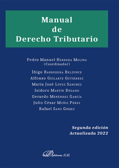 Manual de Derecho Tributario 2022 Pedro Manuel Herrera Molina