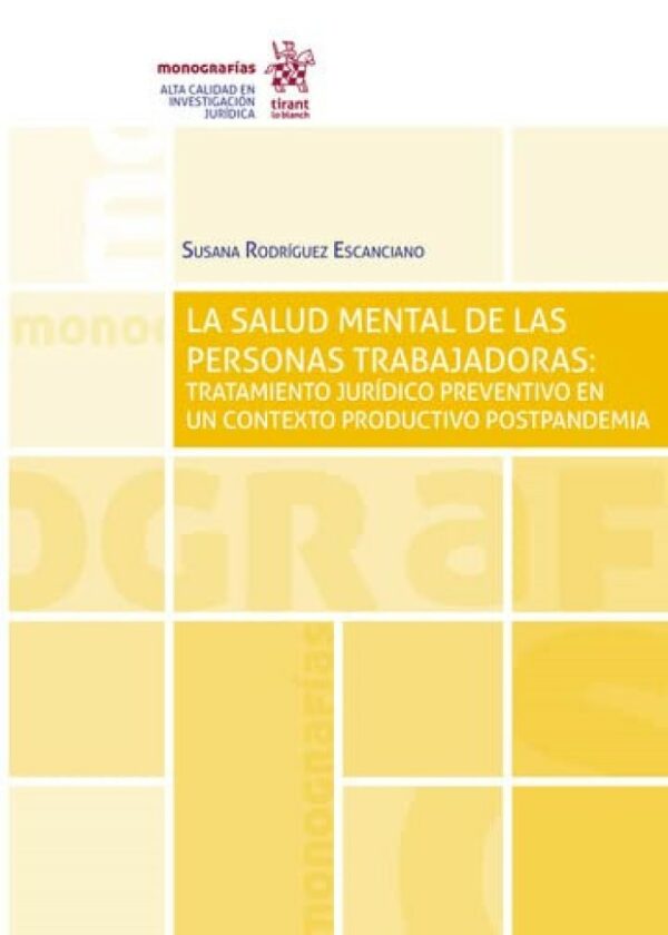 Salud mental de personas trabajadoras 9788411302579