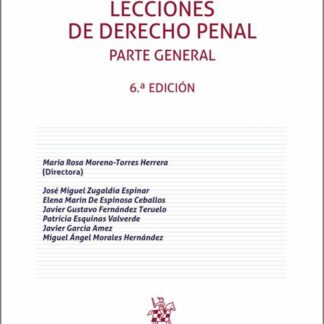 Lecciones de Derecho Penal. Parte General 2022