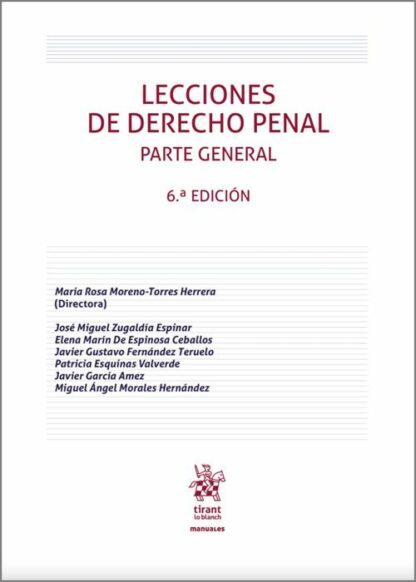 Lecciones de Derecho Penal. Parte General 2022