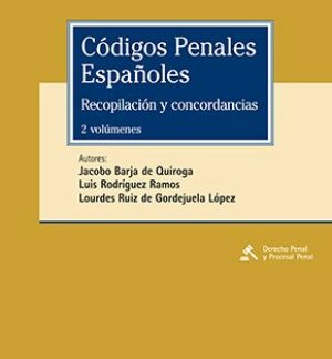 Códigos penales españoles 2 Tomos