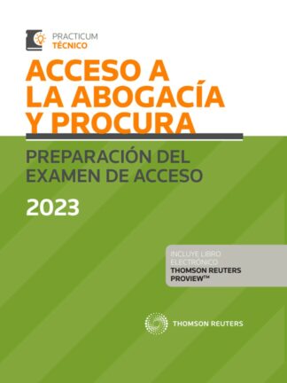Acceso a la abogacía y procura. Preparación del examen de acceso 2023