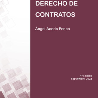 Compendio de derecho de contratos