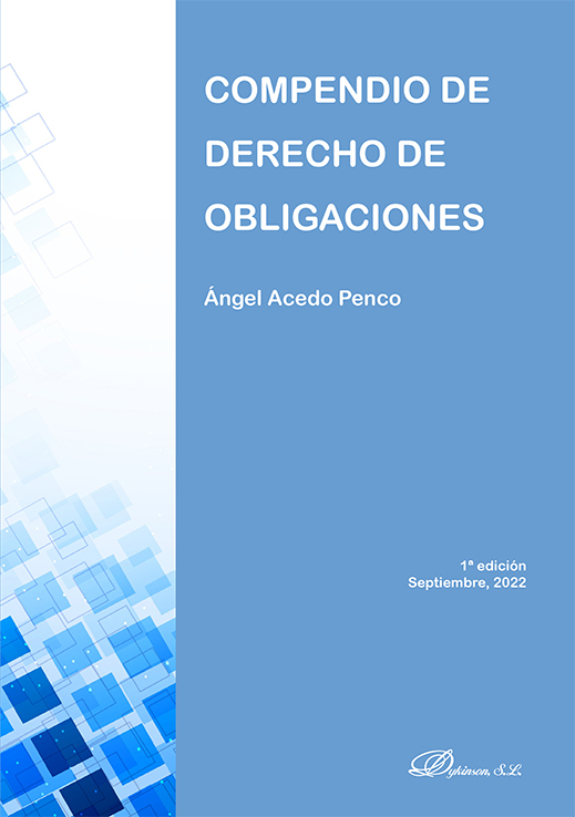 Compendio derecho obligaciones Ángel Acedo Penco -9788411225205