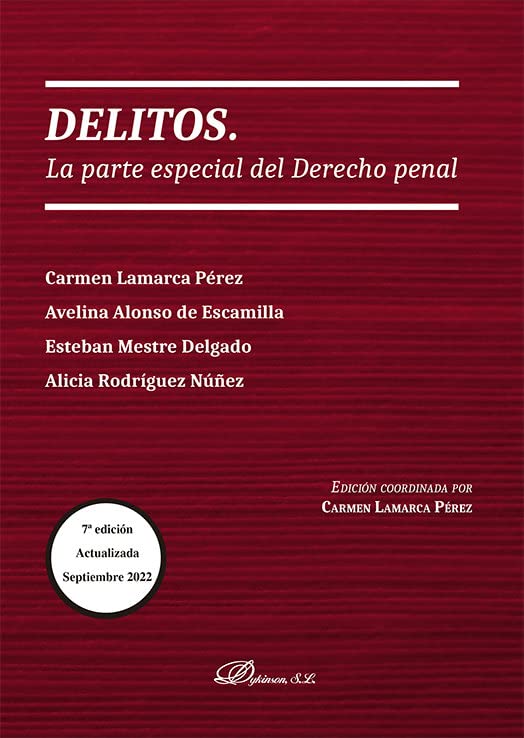 DELITOS LA PARTE ESPECIAL DEL DERECHO PENAL -DYKINSON