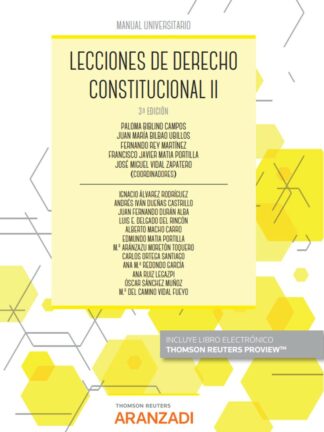 Lecciones de Derecho Constitucional, II 2022