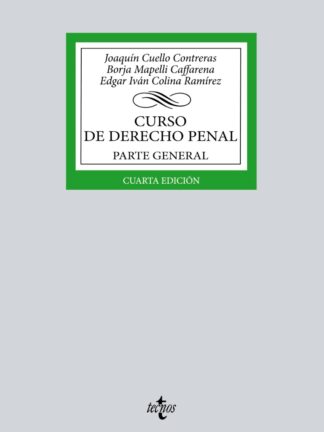 Curso de Derecho penal Parte General 2022