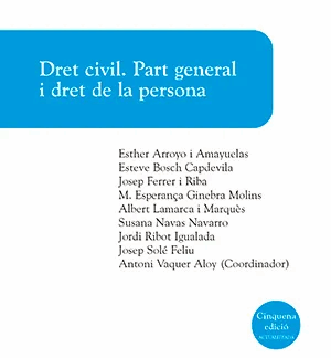 Dret civil. Part general i dret de la persona 2022