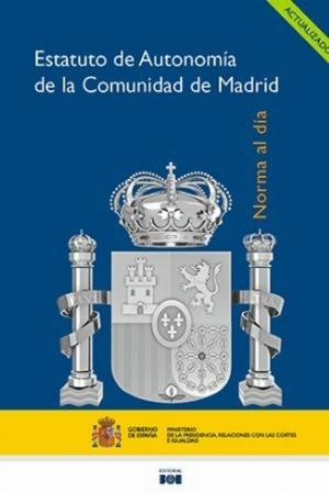 estatuto de autonomia de la comunidad de madrid- 9788434025875