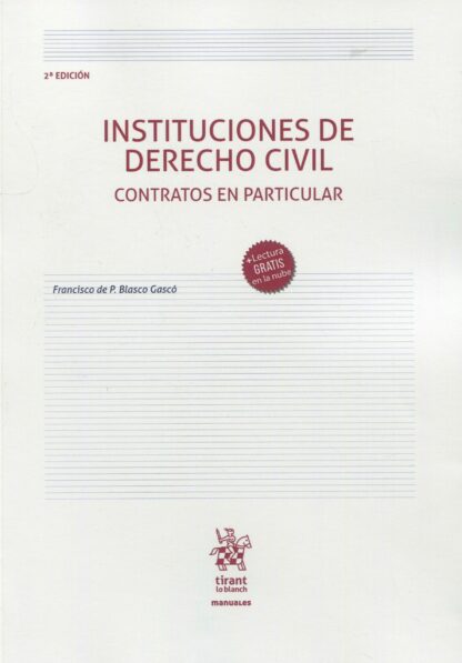 Instituciones de Derecho Civil. Contratos en particular