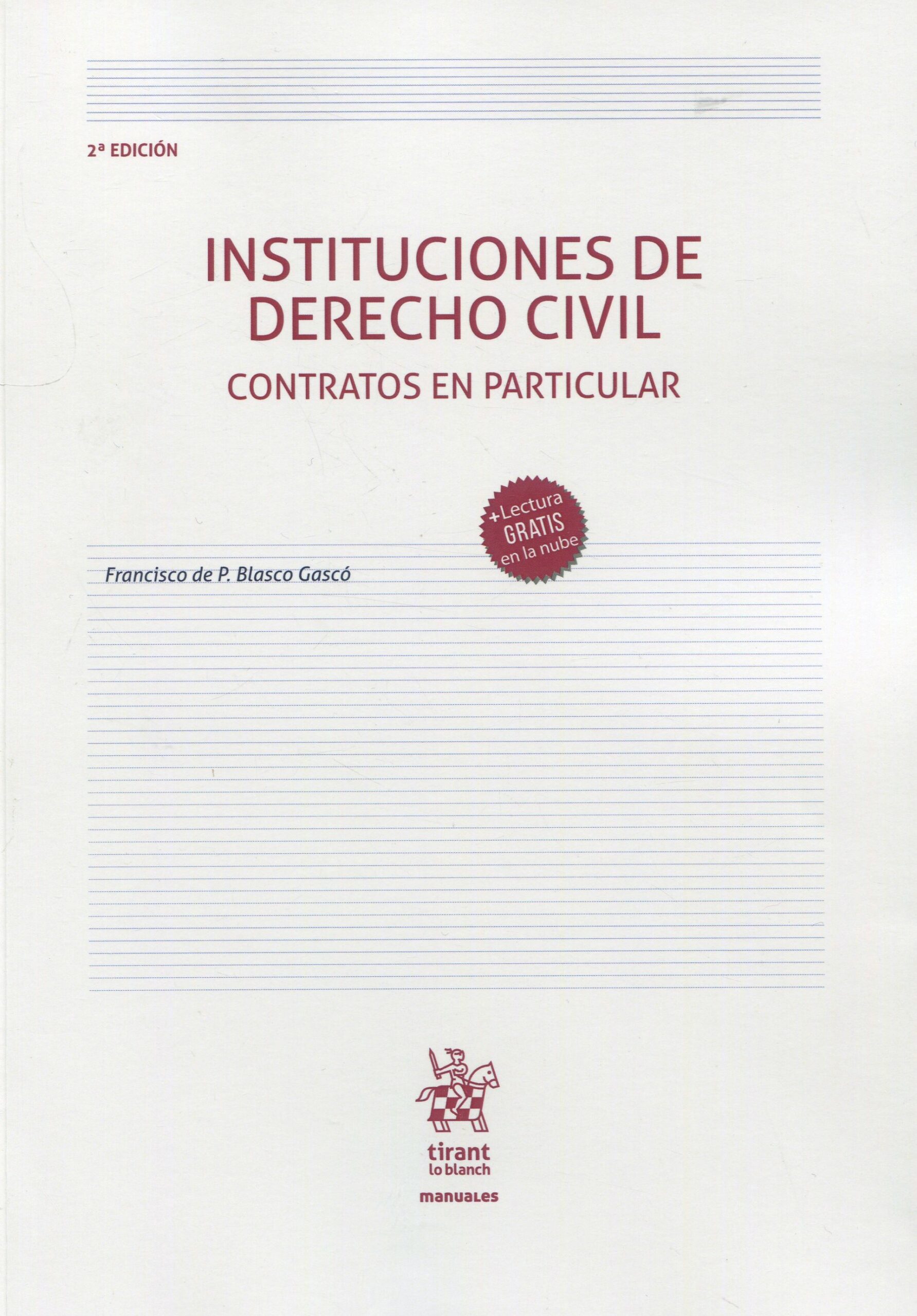 Instituciones Derecho Civil Contratos9788411471763