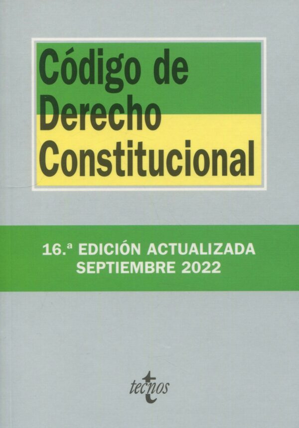 Código de Derecho Constitucional9788430985760