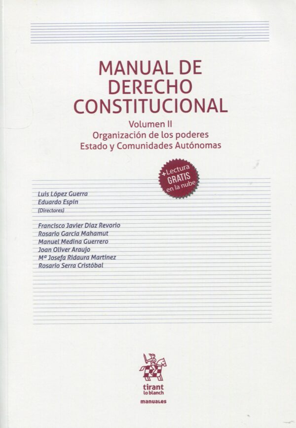 Manual Derecho Constitucional II9788411472890