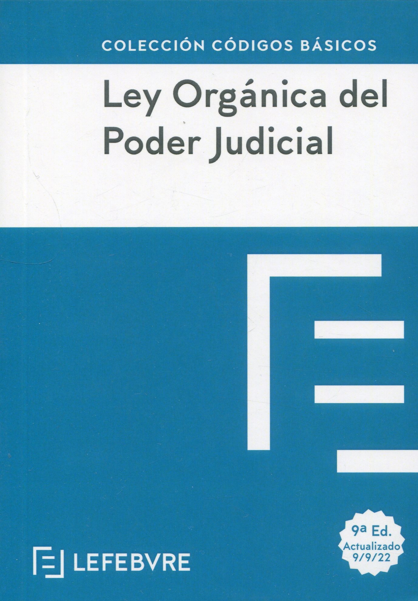 Ley Orgánica Poder Judicial 9788419303059