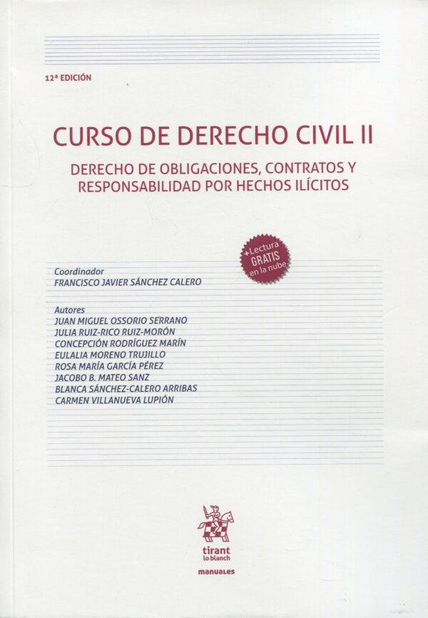 Curso Derecho Civil 9788411308311