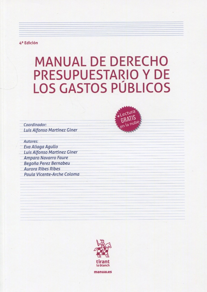 Manual de Derecho presupuestario y de los gastos públicos -0
