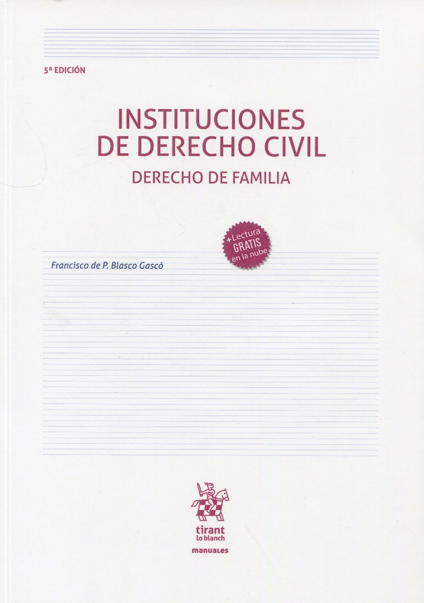 Instituciones de Derecho Civil. Derecho de familia -0