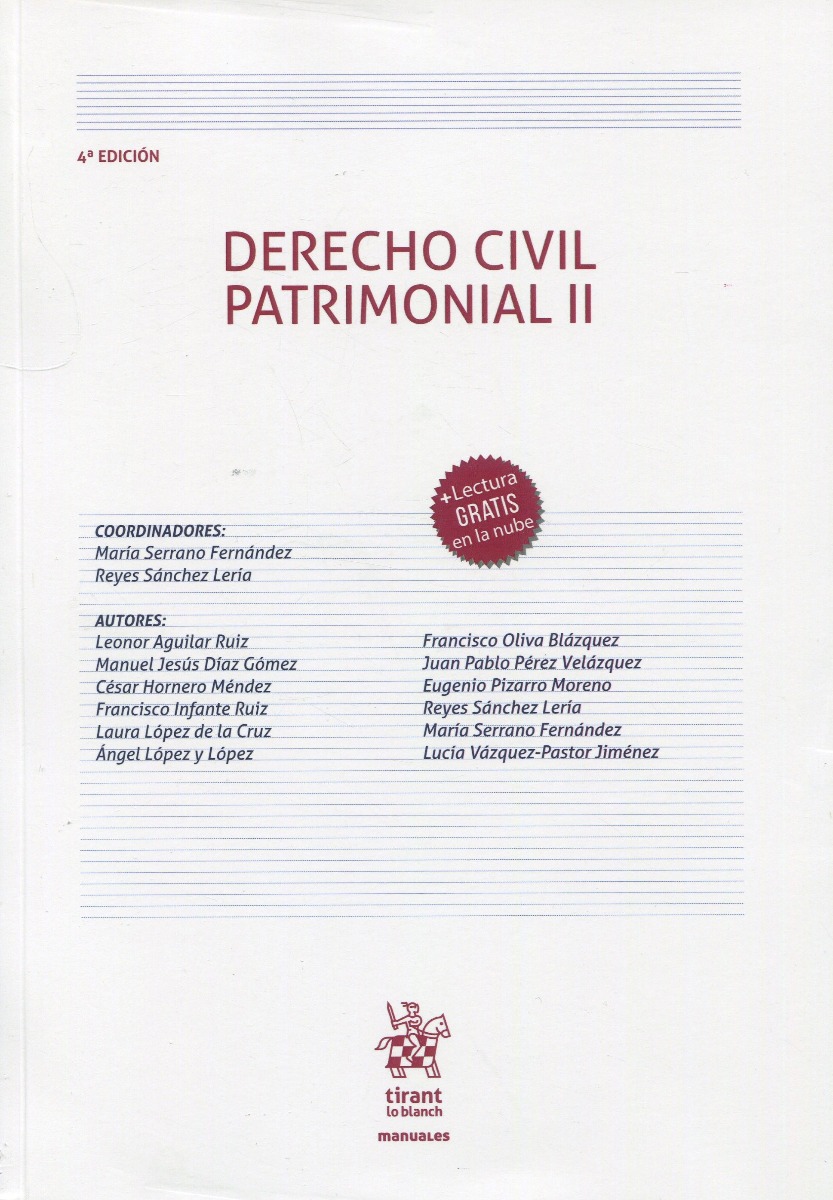 Derecho civil patrimonial II. 2022 -0