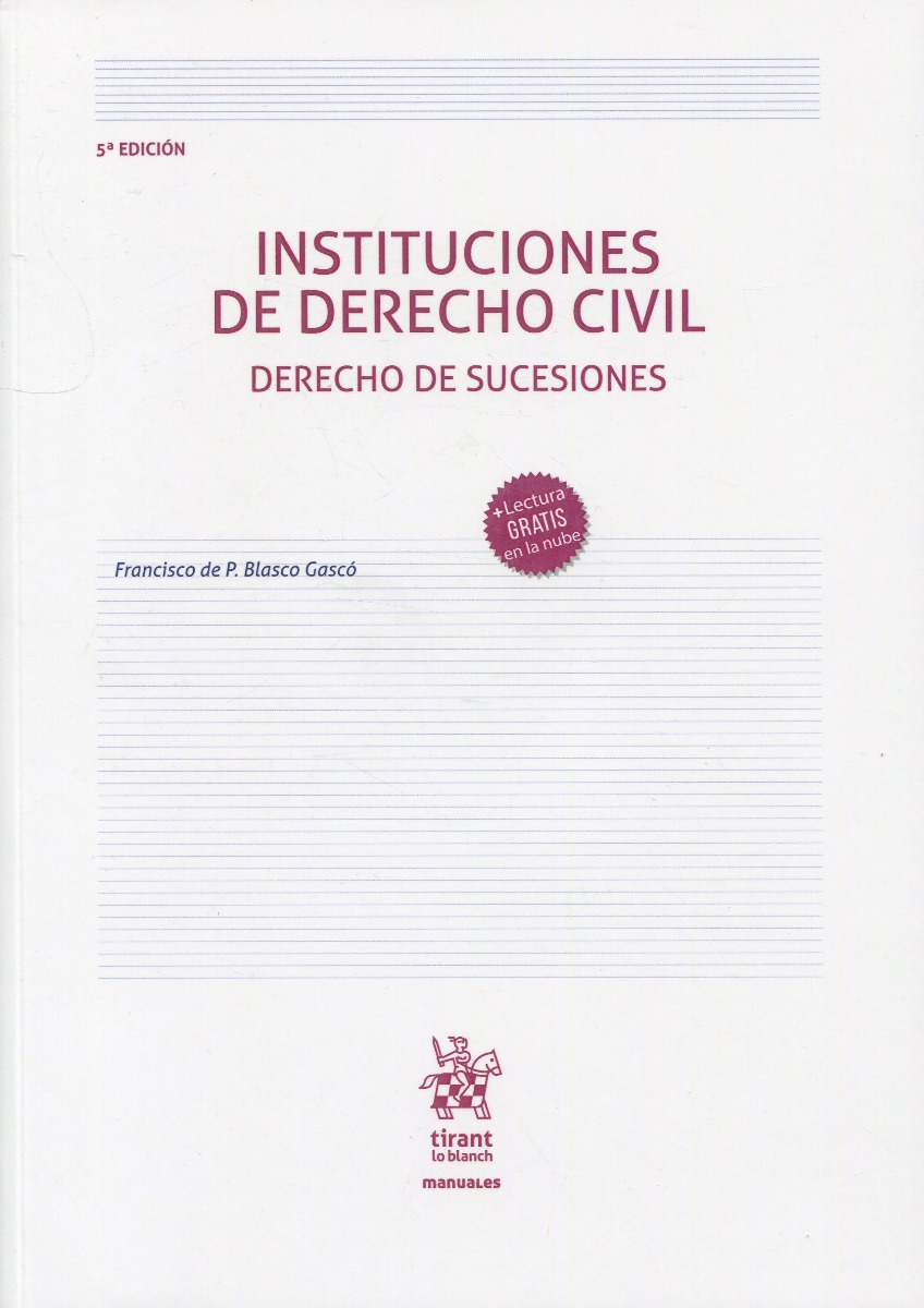 Instituciones de Derecho civil. Derecho de sucesiones -0