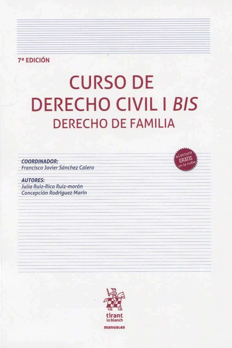 Curso de Derecho Civil I Bis 2022. Derecho de familia-0