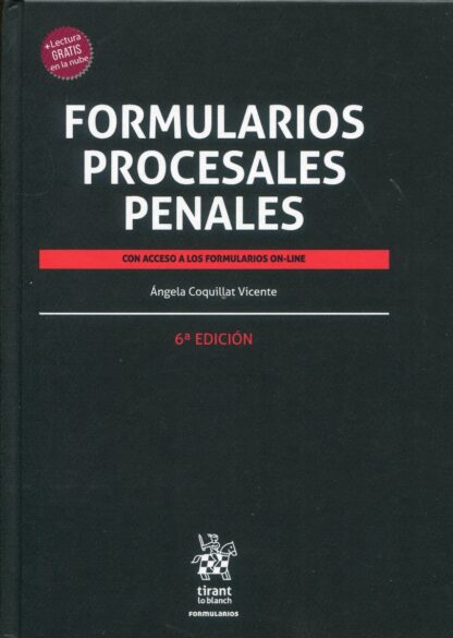 Formularios procesales penales. Con acceso a los formularios on-line