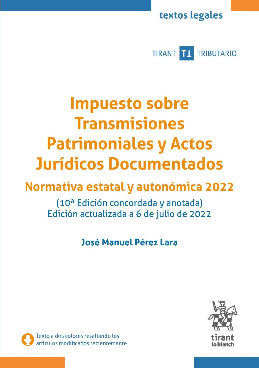 Impuesto sobre Transmisiones Patrimoniales y Actos Jurídicos Documentados 2022 -0