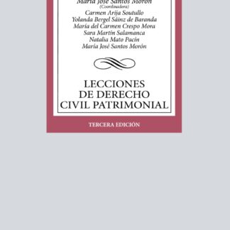 Lecciones de Derecho Civil Patrimonial 2022