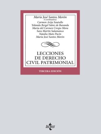 Lecciones de Derecho Civil Patrimonial 2022