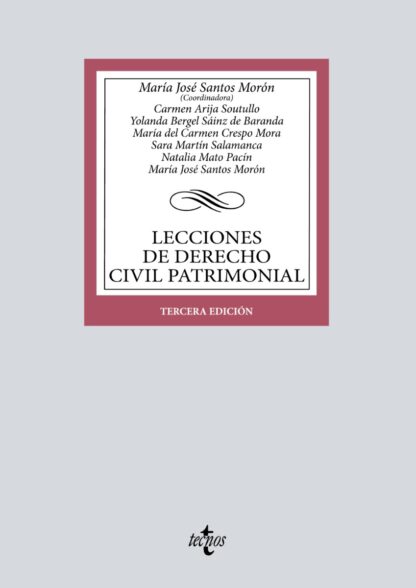 Lecciones de Derecho Civil Patrimonial 2022