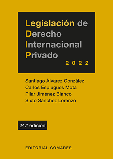 Legislación de derecho internacional privado 2022 -0